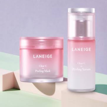 Laneige Clear C Peeling Serum Dan Laneige Clear C Peeling Mask Share 5ml Shopee Indonesia