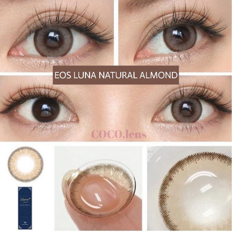 ORIGINAL SOFTLENS EOS LUNA NATURAL ALMOND NORMAL MINUS