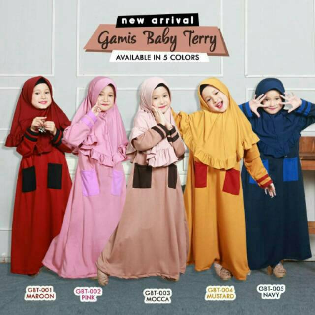 GAMIS ANAK BABY TERRY SPORTY (GBTS)