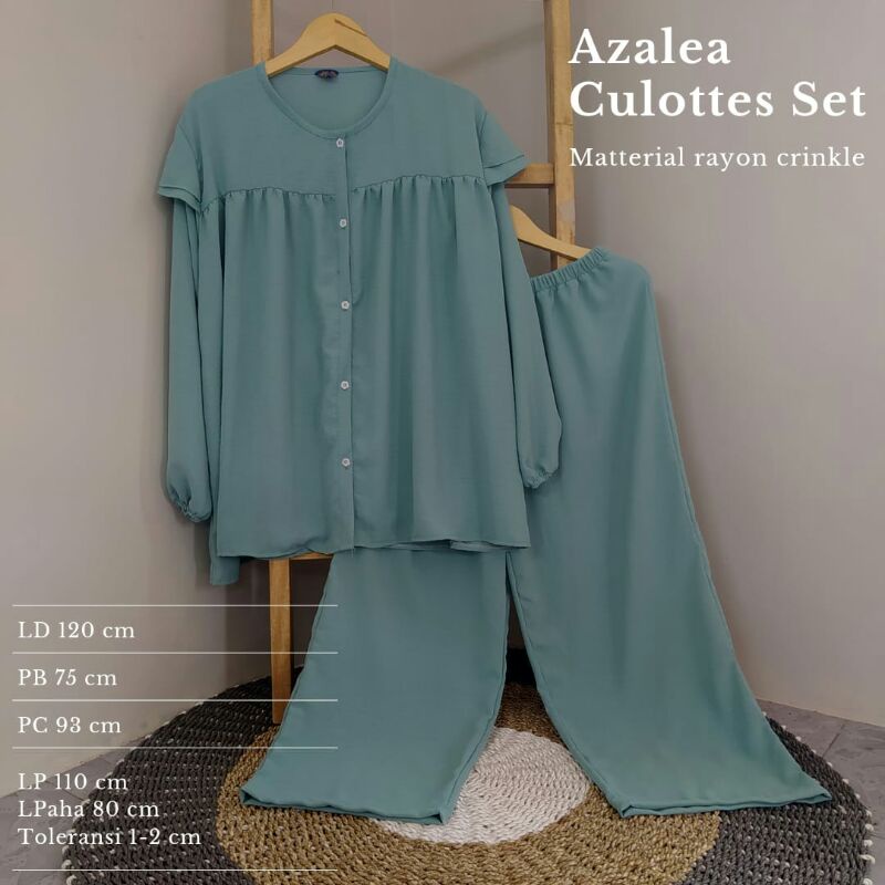 Setelan kulot crinkle/one set crinkle/set kulot/one set jumbo