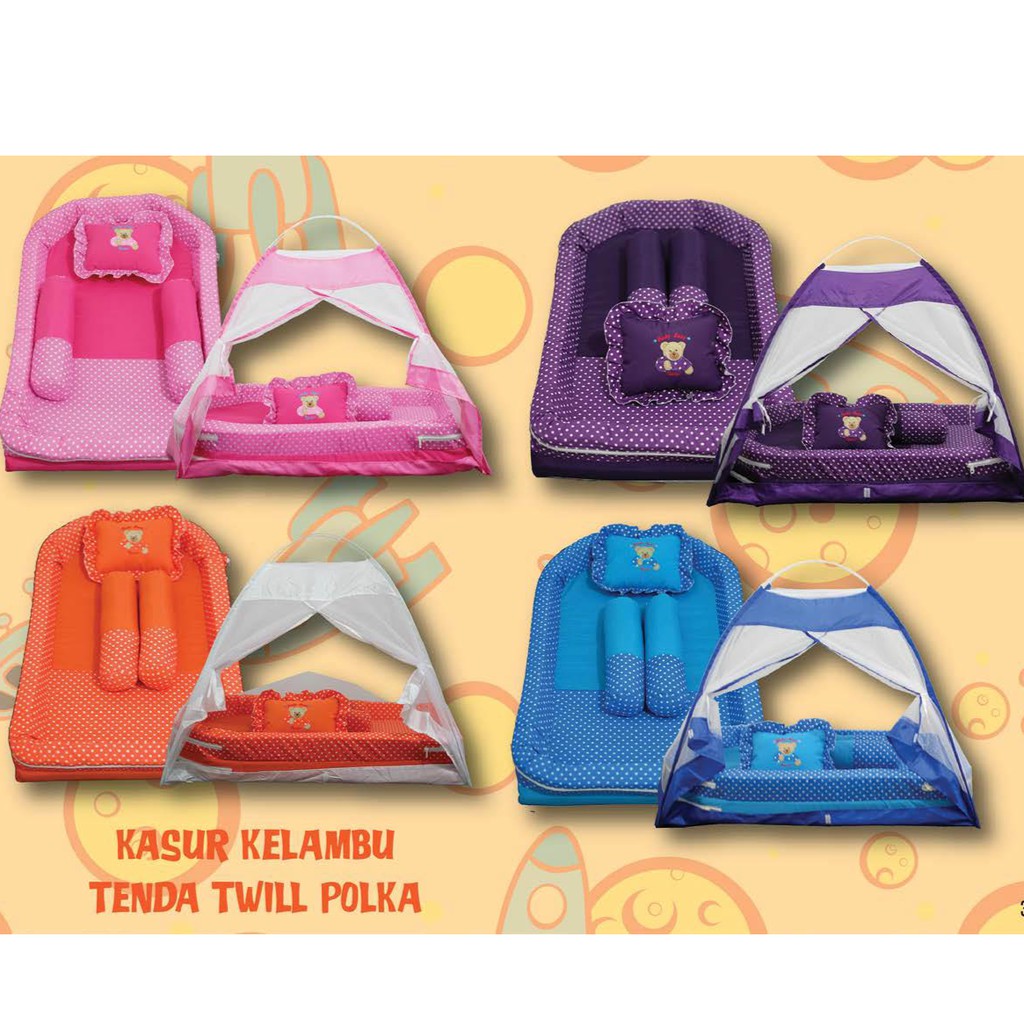 KASUR BAYI TENDA KELAMBU KELAMBU KTN BESS POLKA KASUR BAYI TENDA KELAMBU KELAMBU KTN BESS POLKA