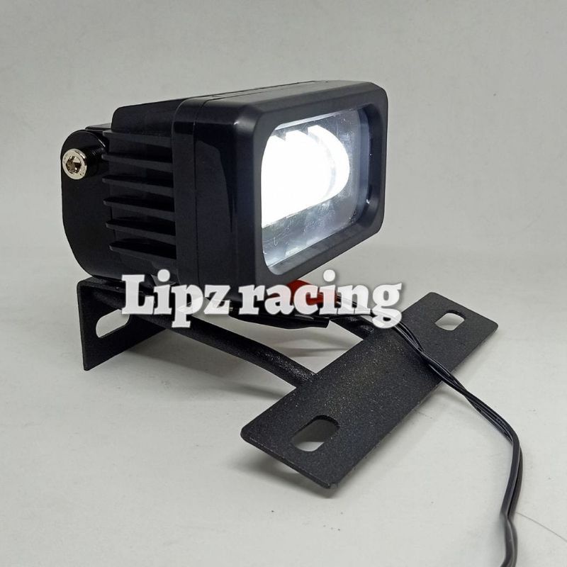 LAMPU tembak sorot cr7 led bar cree CWL 24 MATA+ BREKET dudukan depan