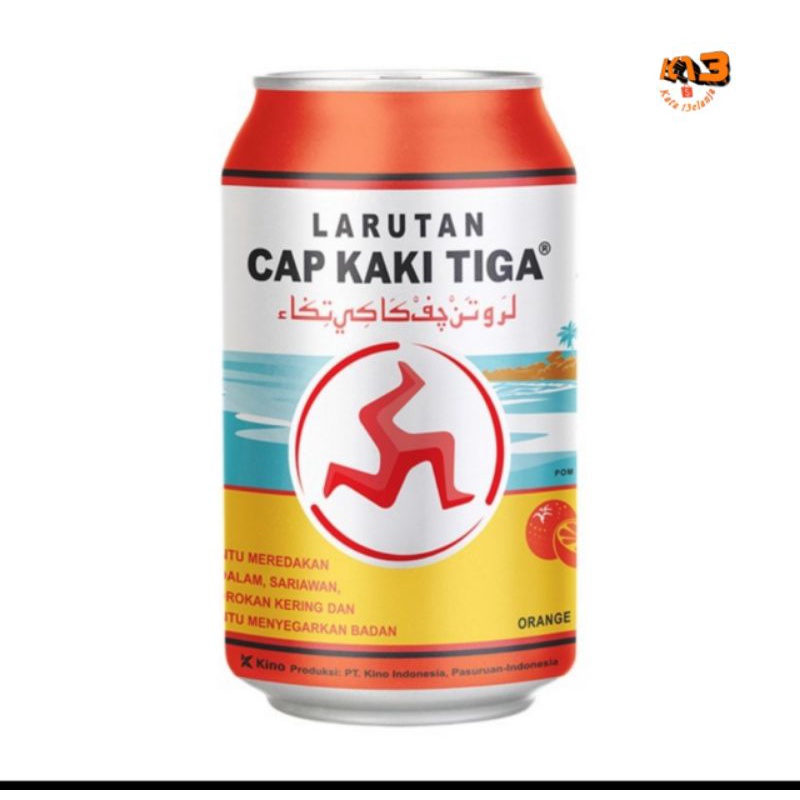 

Cap Kaki Tiga Rasa Jeruk kaleng 320ml