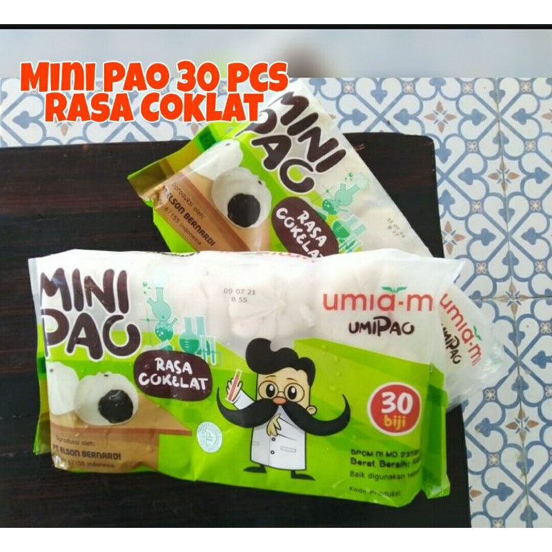 

Minipao Rasa coklat isi 30 pcs