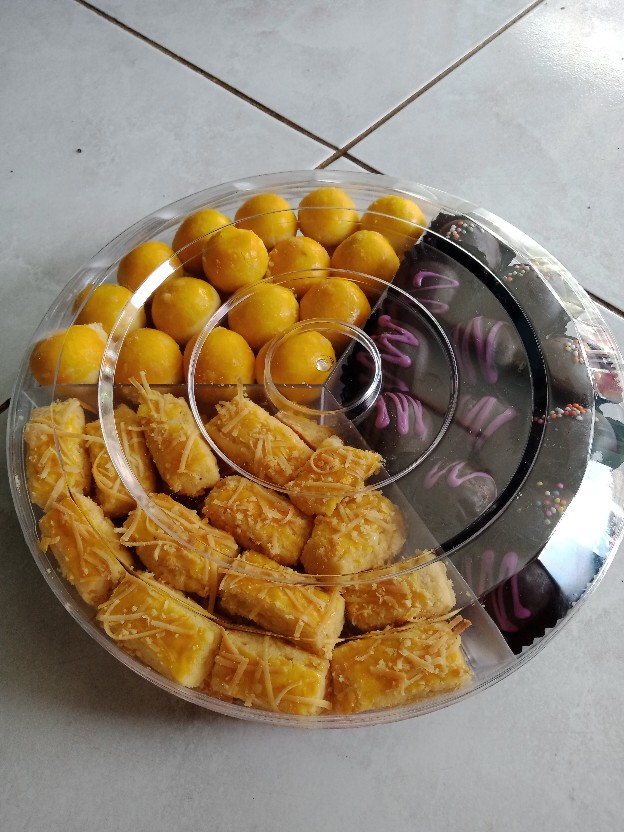 Stoples Kue Kering Sekat 3 Bulat - Golden Sekat 3 Bulat