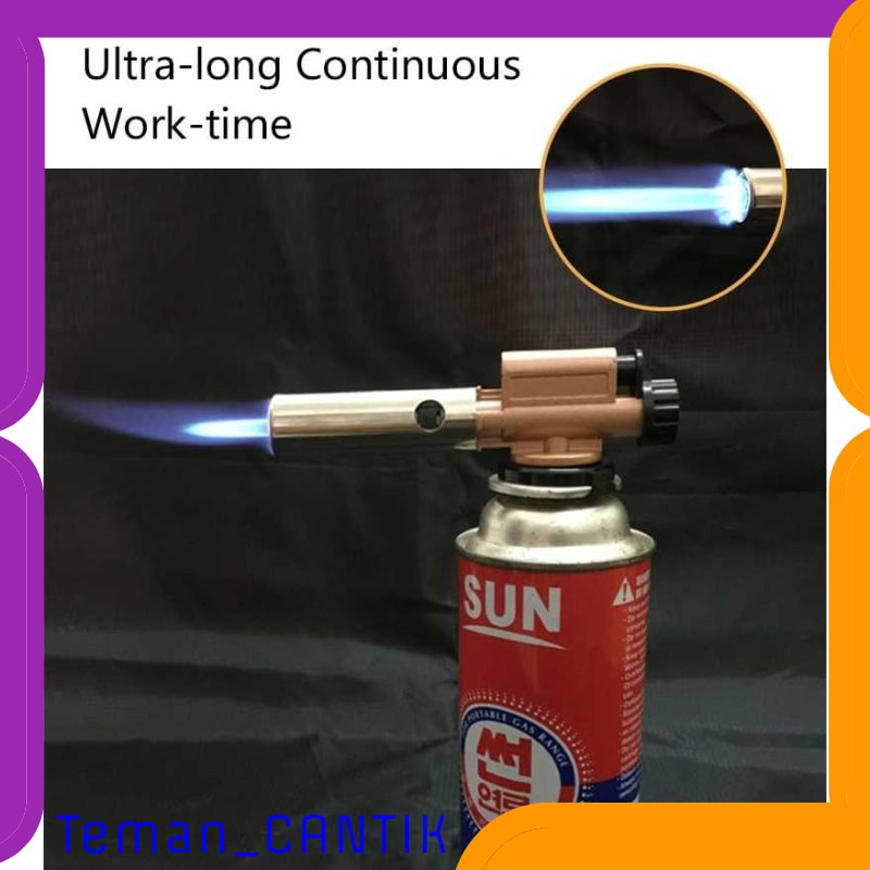 TG-HB145 PRACMANU Kepala Gas Butane Jet Torch Flame Gun - TQ803