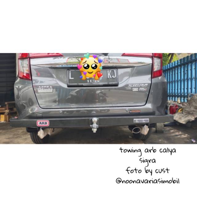 towing arb calya sigra towing bar arb bemper belakang calya sigra