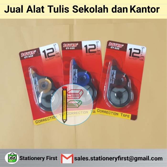 

Cantik Correction Tape Joyko Ct-522 12M Grosir Promo