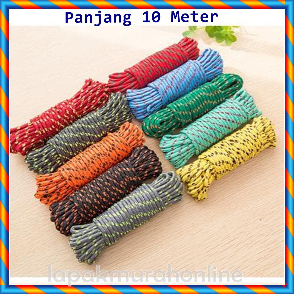 Tali Jemuran 10 Meter / Tali Jemuran Baju / Jemuran 10 Meter Nylon High Quality