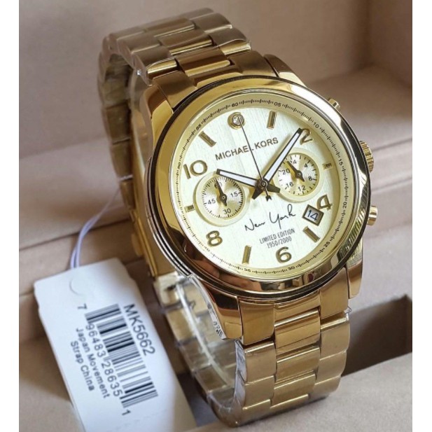 JAM TANGAN PRIA WANITA | RANTAI | KULIT | KARET | MURAH | WANITA MK 5662 ORIGINAL ANALOG