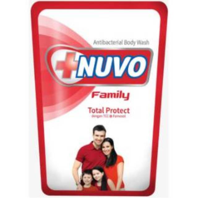 NUVO Body Wash Pouch Sabun Mandi Cair 400ml