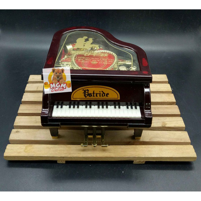 Kotak perhiasan Piano Astride / Kotak musik / Jewelry Music Box 9091