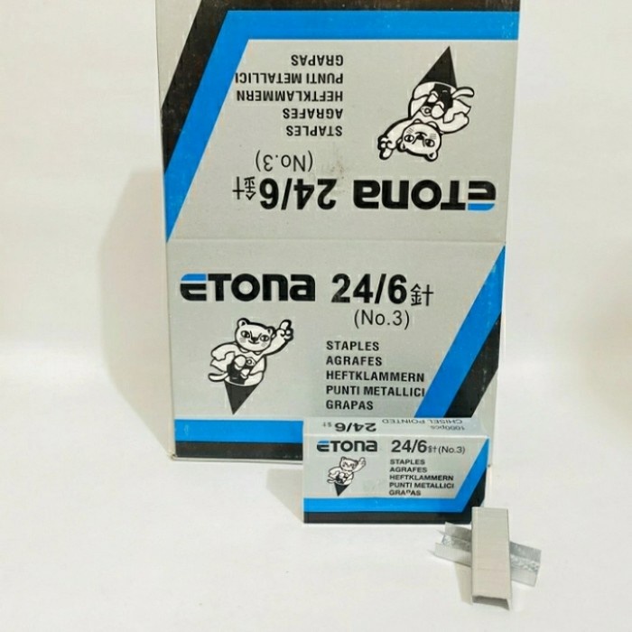 Isi Staples Etona No. 3 / Refill Staples Etona 24/6 Ukuran Besar