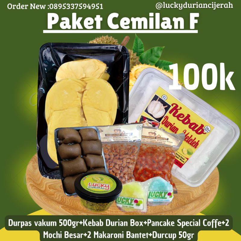 

Paket Cemilan F