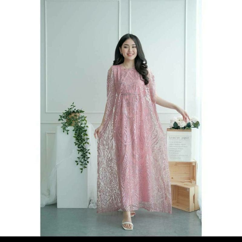 KAFTAN TILE/GAMIS LEBARAN/KAFTAN LEBARAN/KAFTAN MEWAH