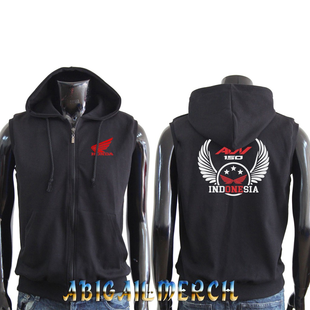 JAKET VEST ZIPPER HONDA ADV 150  JAKET DISTRO