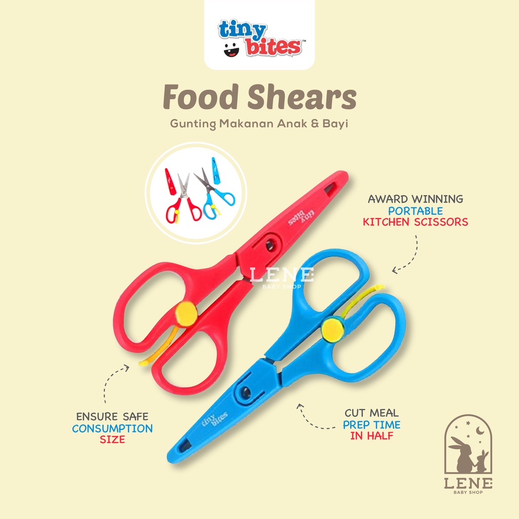 Tiny Bites Food Shears Gunting Makanan Anak dan Bayi