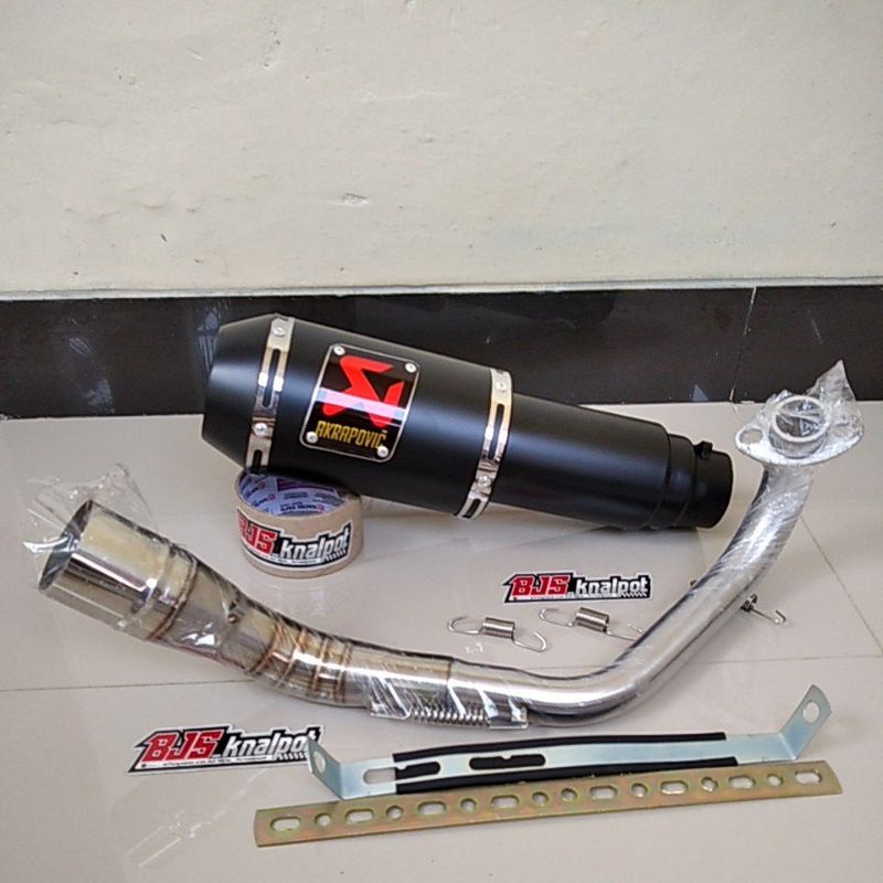 Knalpot akrapovic Nmax Aerox 155 Vario Beat street Scoopy new Xride mio soul Adv pcx Genio-Doff -beat 2020-2022