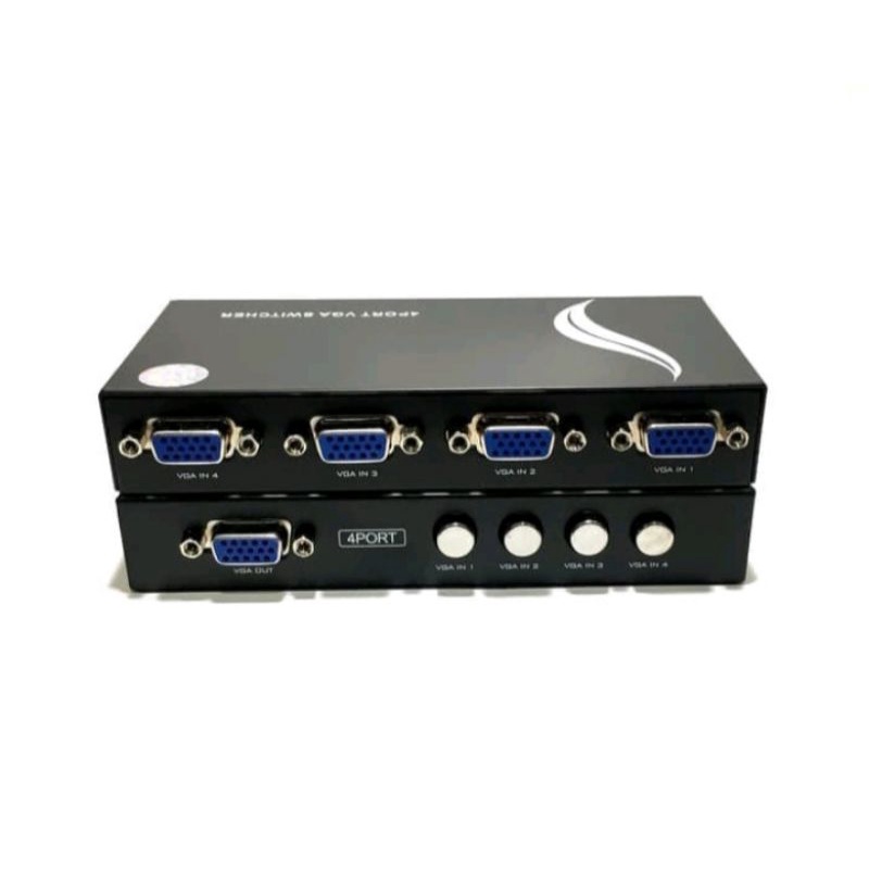 VGA Switch 4 Port manual switcher 4 input to 1 Output - GRC-VG-SW41M