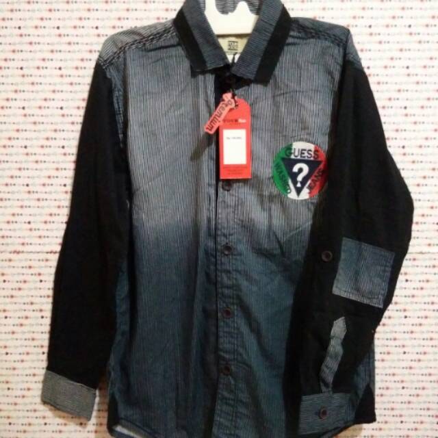 Kemeja Guess salur