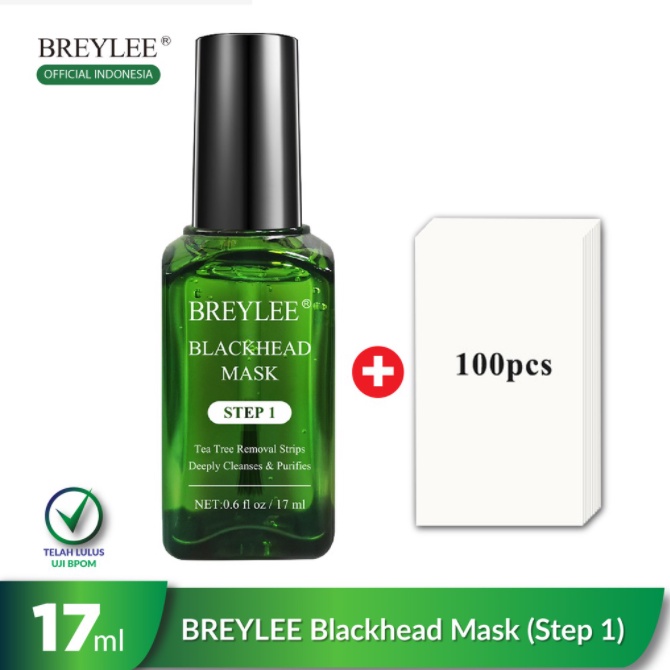 BREYLEE Blackhead Set - Pembersih Komedo &amp; Pengecil Pori-Pori (2pcs)