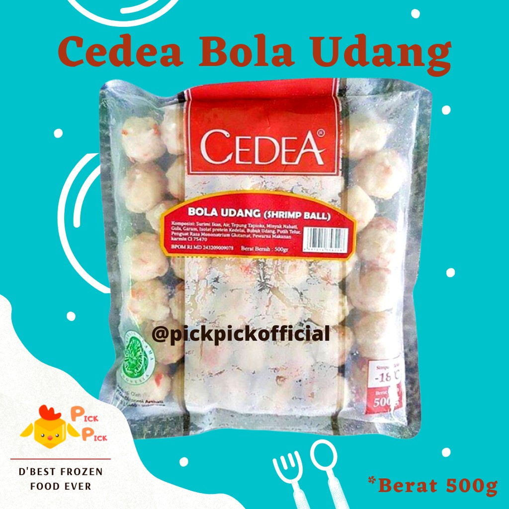 Jual Cedea Bola Udang 500g Indonesia Shopee Indonesia