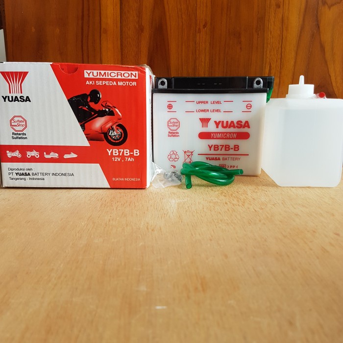 AKI BASAH ACCU YUASA YB7B-B YB7 12V 7AH