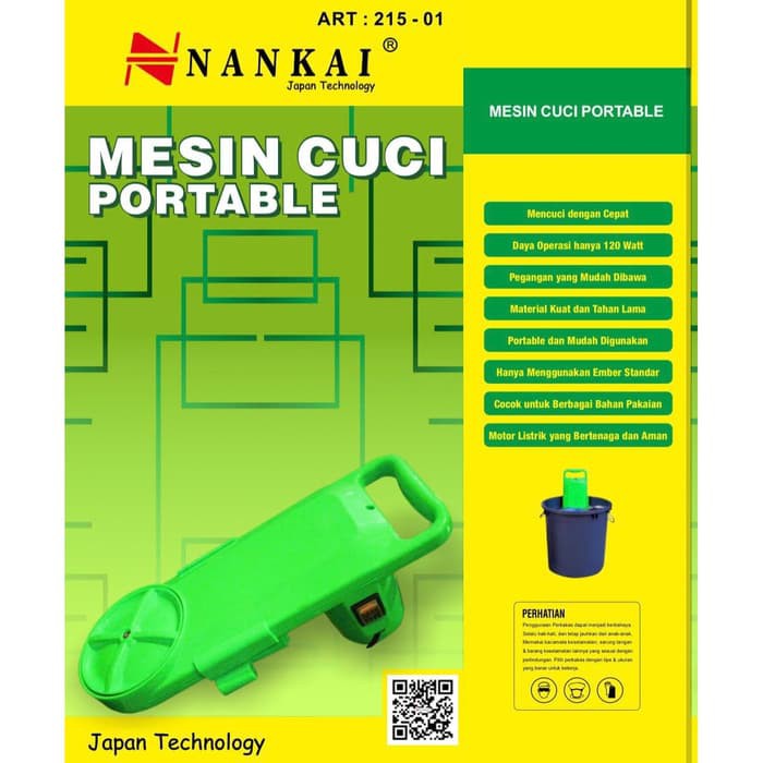 Mesin Cuci Mini Portable ReWash ReClean NANKAI