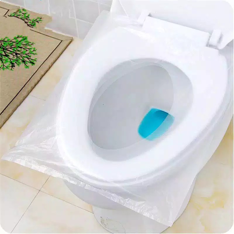 Travel Toilet Seat Cover Disposable Alas Duduk Kloset Toilet Plastik