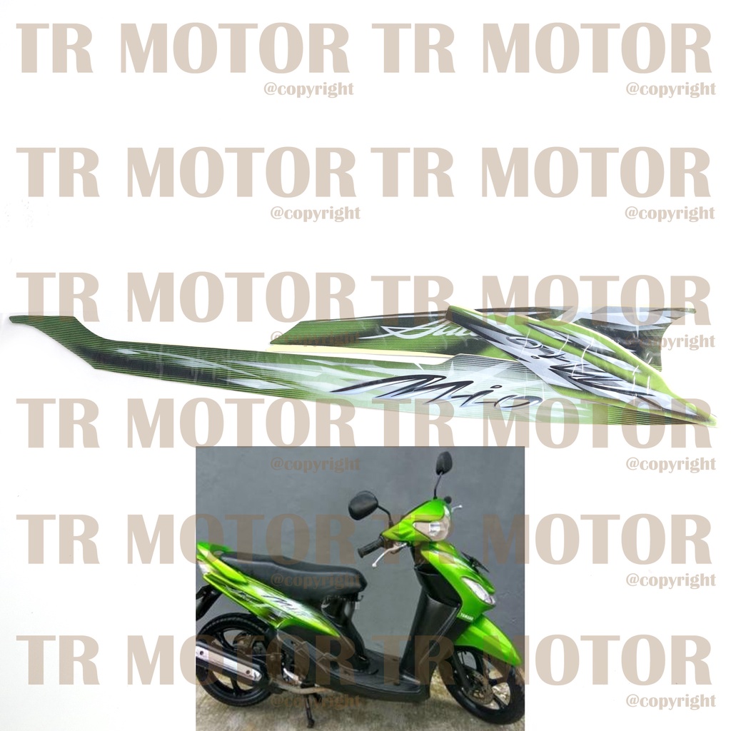 Stiker Motor Mio 2009 Sticker Striping Lis Full Set Motor