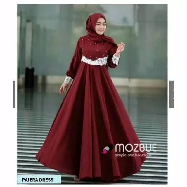 Pajera Maxi | Dress Gamis Mutiara | Baju Muslim Modern