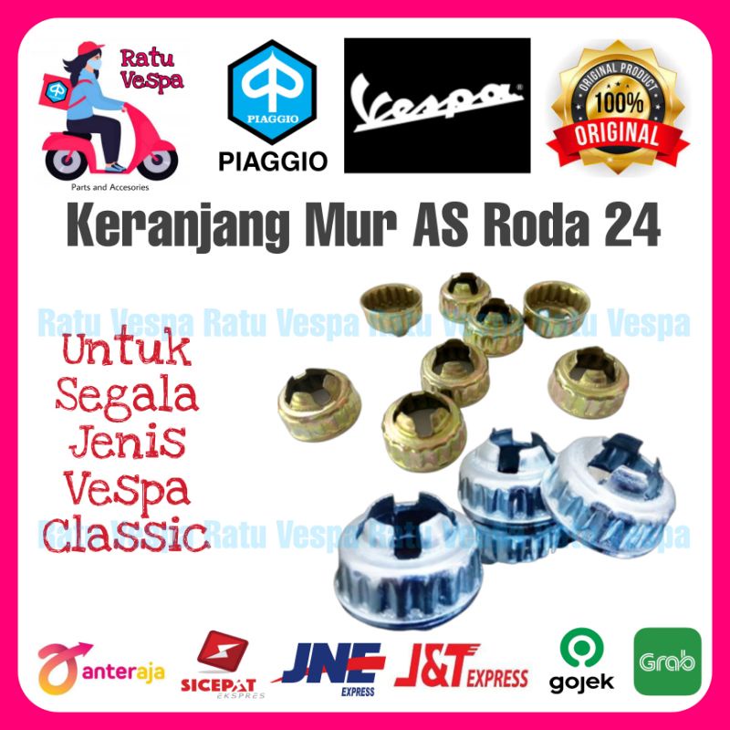 Keranjang Mur Roda AS 24 Vespa STRADA,exclusive,Spartan,Excel