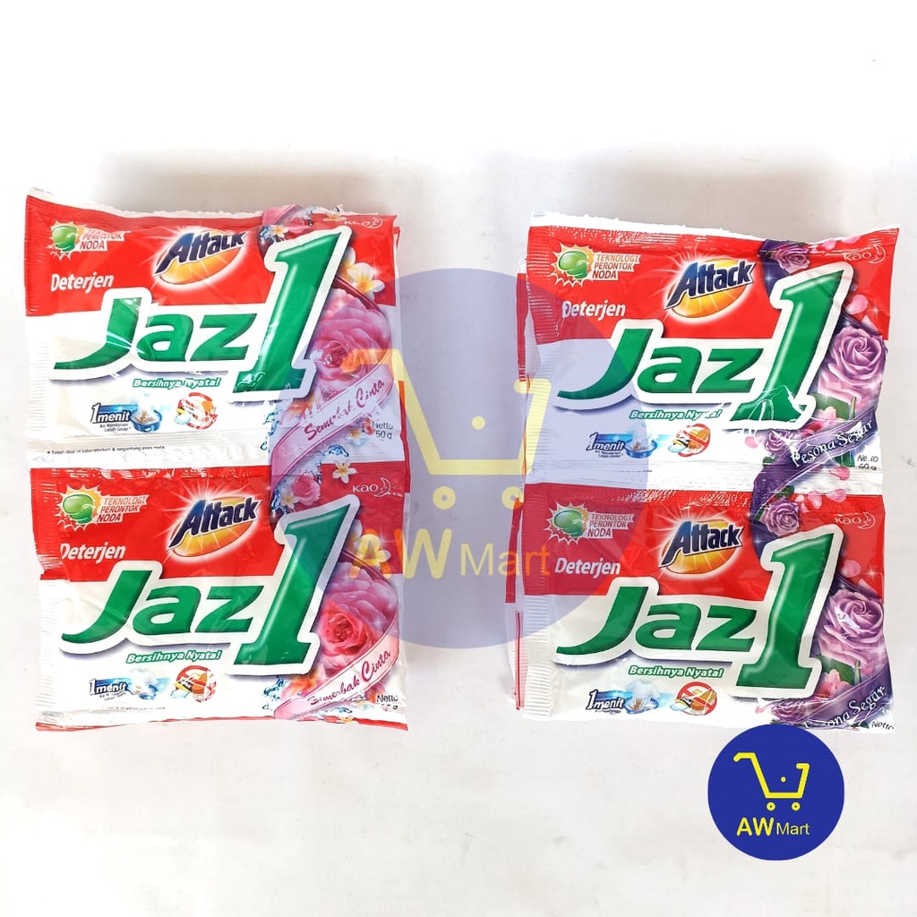 JAZ 1 / JAZ1 ATTACK RENCENG 6 SACHET X 60 GRAM - ALL VARIAN