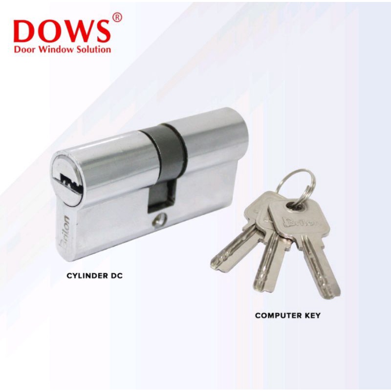 Kunci Pintu almunium Dows LHTR 004 8530 SS Handle Pisah Dows Kunci Pisah Lever Set DOWS