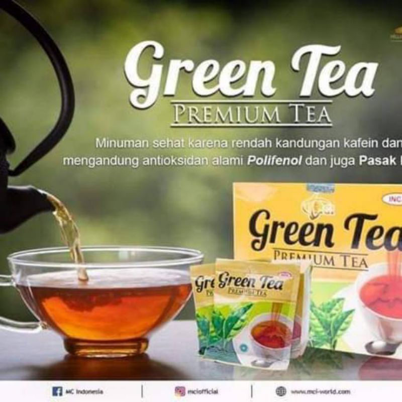 green tea mci/minuman kesehatan/penambah gairah/produk mci ori