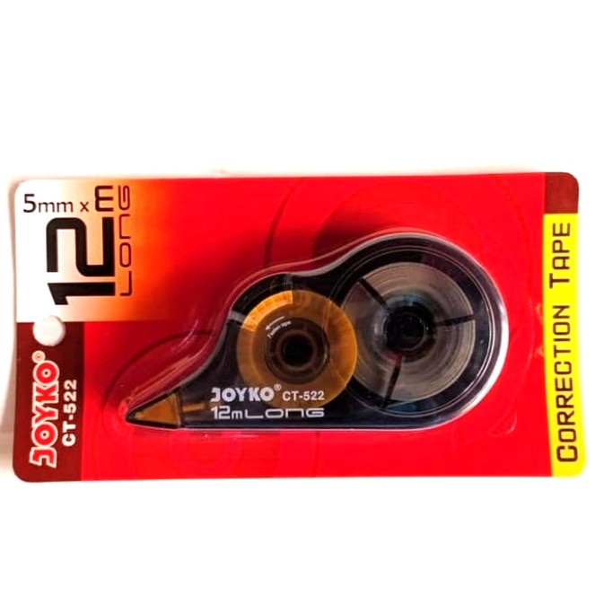 

Unik Joyko Ct-522 Correction Tape 5 Mm X 12 M Bagus
