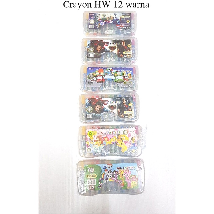 

CRAYON HW-12 PP-CASE 12 COLOR | SET KRAYON 12 WARNA