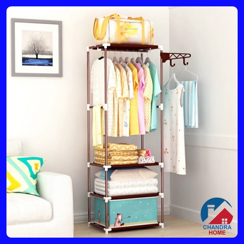 Standing Hanger Serbaguna / Rak Serbaguna / Rak Gantung Baju Tanpa Penutup