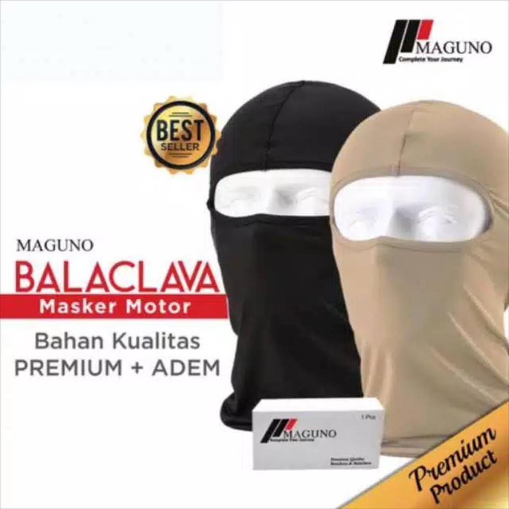 Balaclava Maguno Sarung kepala helm motor Masker Ninja  bikers adem