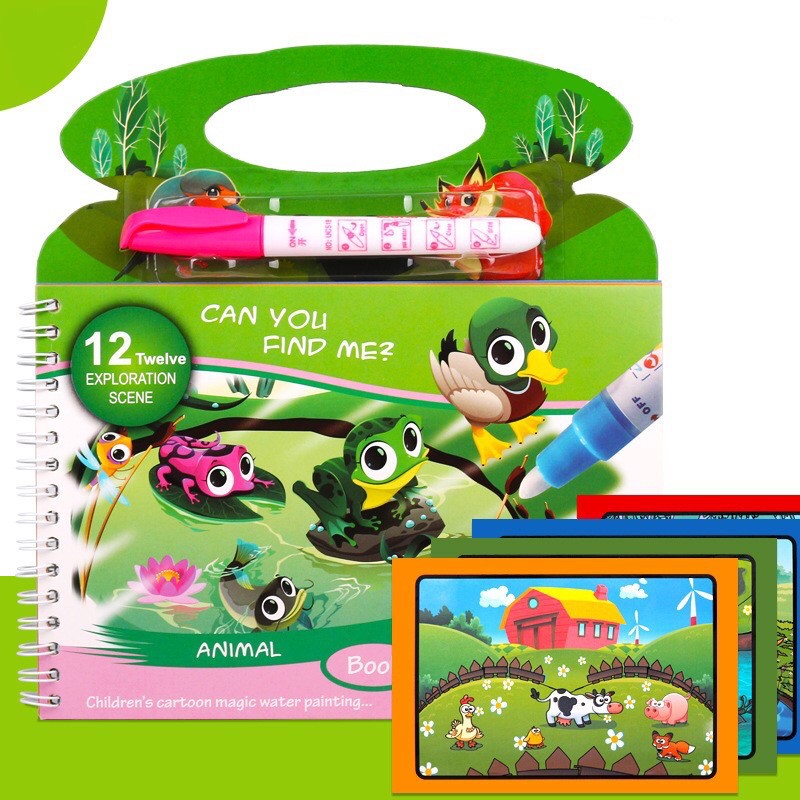 

BUKU MEWARNAI MAGIC WATER PAINTING CLASSIC