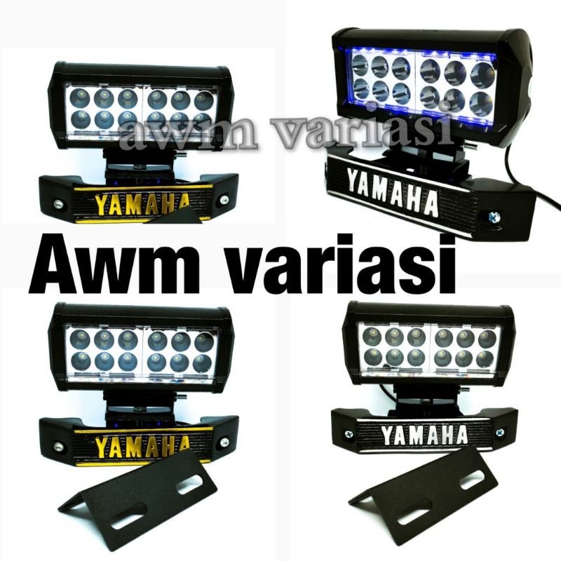 paket lampu led set kumis kumisan rx king set pangkon breket