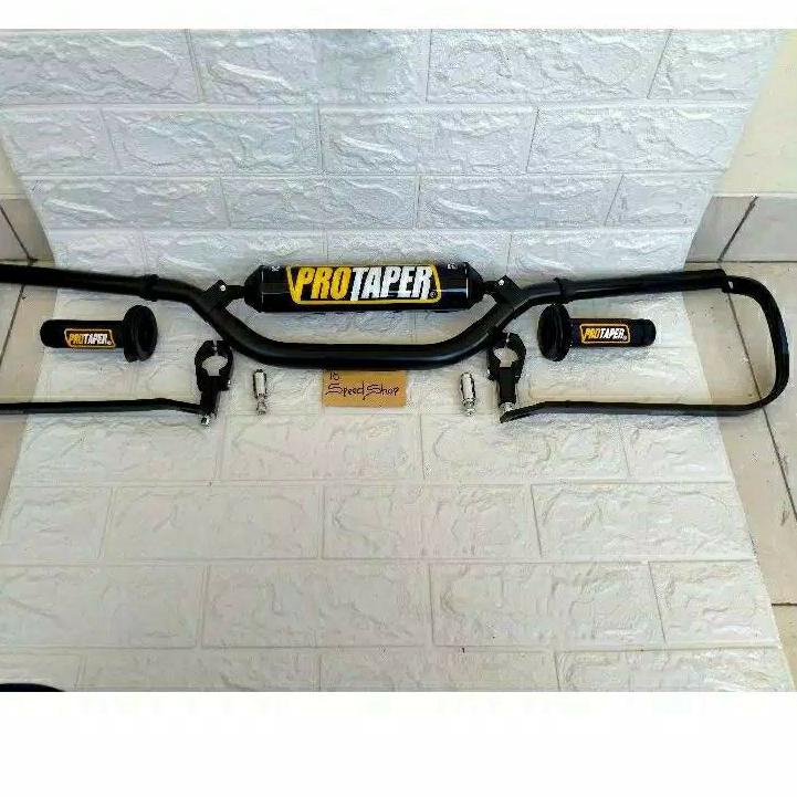 ♥ Paket Stang Fatbar Protaper Tipe High Twinwall Stang Crf Dtracker Vixion Klx Cb 150 Old New ☚