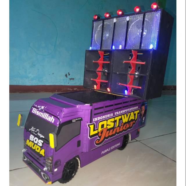 Miniatur truk & miniatur sound bunyi