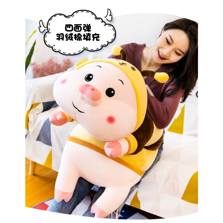 Boneka Piggy Costume Bee Bahan Plush