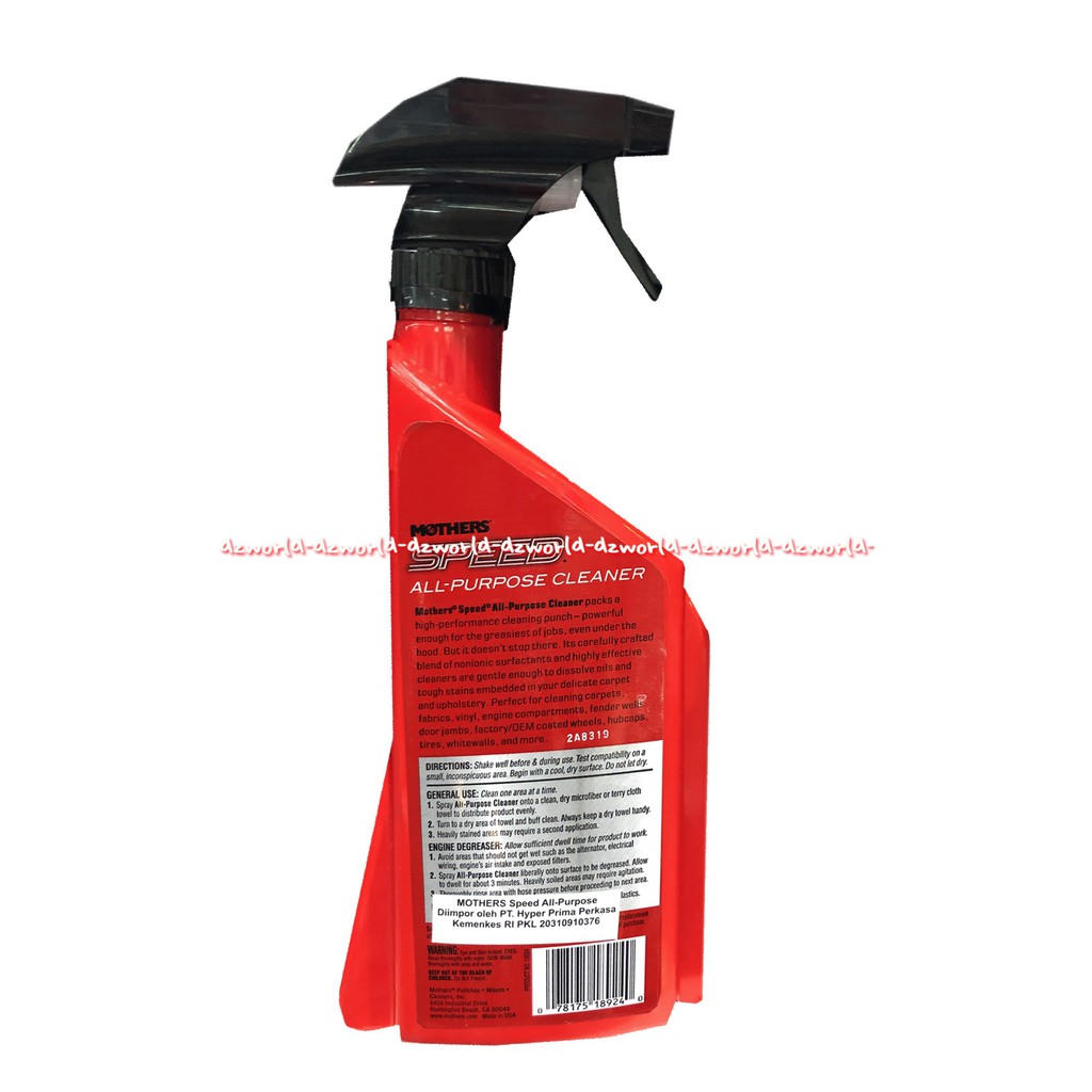 Mothers Speed All Purpose Cleaner 710ml Engine Degreaser Pembersih Mesin Exterior Penghilang Oli interior Dashboard Serbaguna Untuk Mobil MotherSpeed