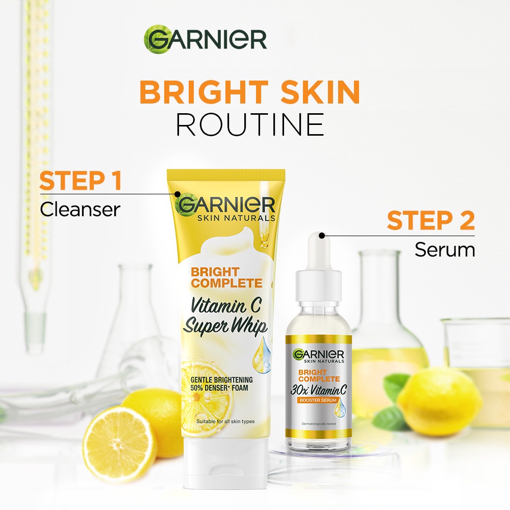 GARNIER Bright Complete Vitamin C Super Whip Foam 100mL