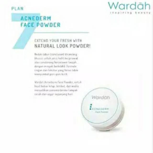 Wardah acne face powder