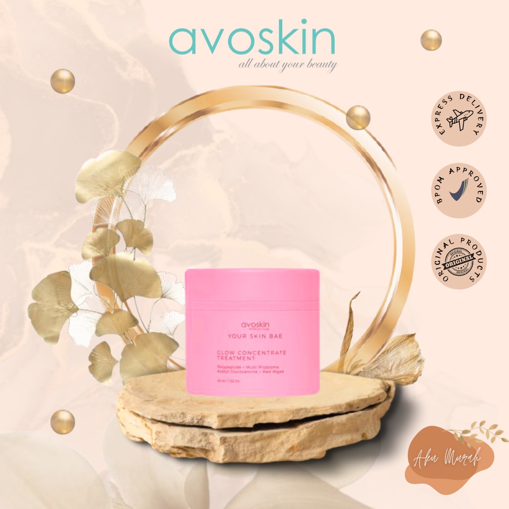 ✨ AKU MURAH ✨ Avoskin YSB Glow Concentrate Polypeptide + Microbiome + A. Glucosamine + Algae 45ml BPOM