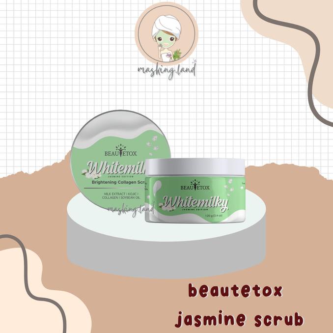 BRG BARU BEAUTETOX JASMINE SCRUB SERUM BODY SCRUB 120 GRAM BPOM TASYA FARASYA