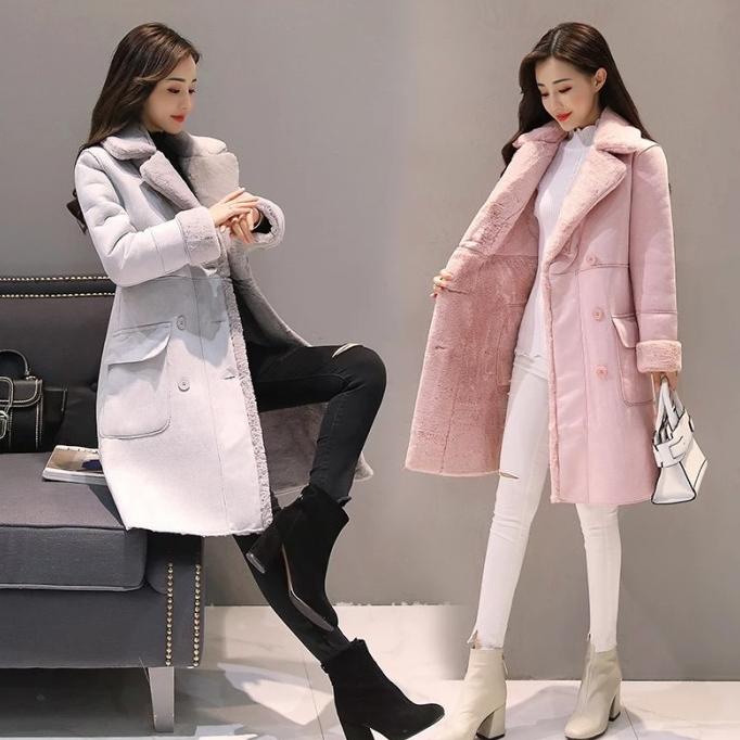 Jaket Coat Winter Musim Dingin Wanita Cashmere Wool JK-01